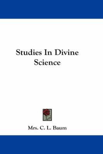 Cover image for Studies in Divine Science