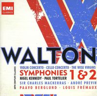 Cover image for Walton Symphony 1 2 Orchestral Works