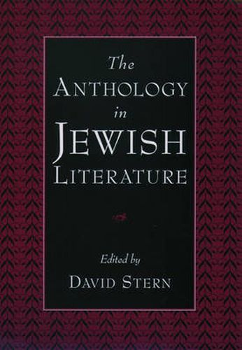 Cover image for The Anthology in Jewish Literature