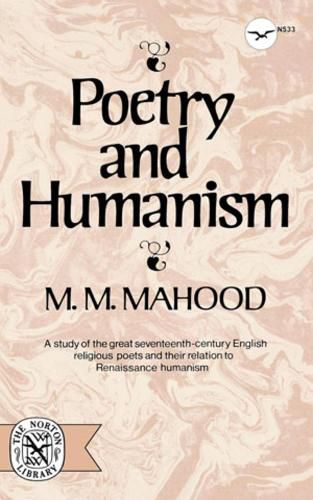 Cover image for Poetry and Humanism