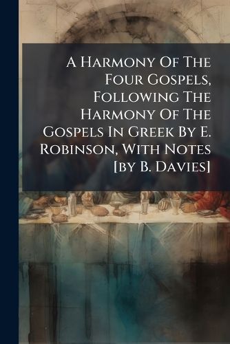 Cover image for A Harmony of the Four Gospels, Following the Harmony of the Gospels in Greek by E. Robinson, with Notes [By B. Davies].