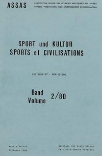 Cover image for Sport Und Kultur / Sports Et Civilisations: Olten 1980/2