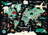 Cover image for Map of the World 1000 Piece Family Puzzle