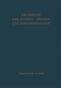 Cover image for Ergebnisse der Inneren Medizin und Kinderheilkunde