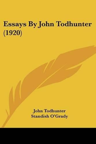 Essays by John Todhunter (1920)