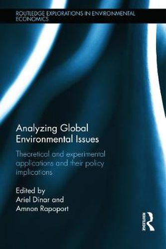 Cover image for Analyzing Global Environmental Issues: Theoretical and Experimental Applications and their Policy Implications