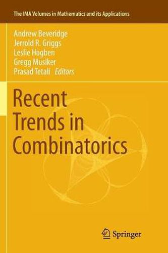 Recent Trends in Combinatorics