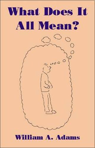 Cover image for What Does it All Mean?: A Humanistic Account of Human Experience