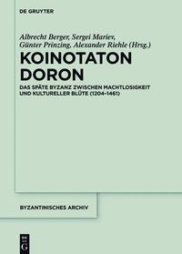 Cover image for Koinotaton Doron