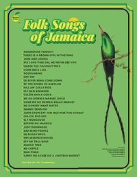 Cover image for Folk Songs of Jamaica