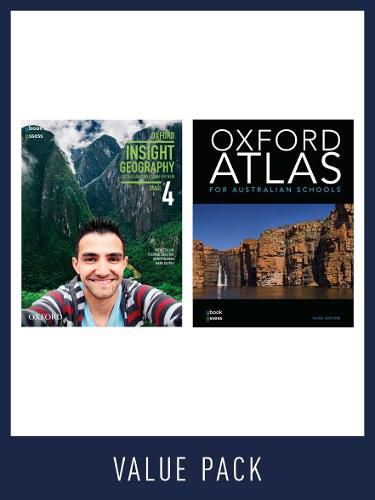 Cover image for Oxford Insight Geography AC for NSW Stage 4 Atlas Value Pack