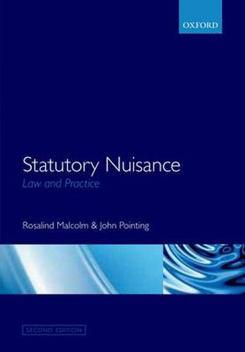 Cover image for Statutory Nuisance: Law and Practice