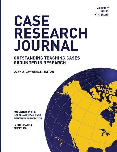 Cover image for Case Research Journal, 37(1): Outstanding Teaching Cases Grounded in Research