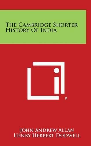 Cover image for The Cambridge Shorter History of India