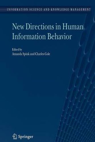 New Directions in Human Information Behavior