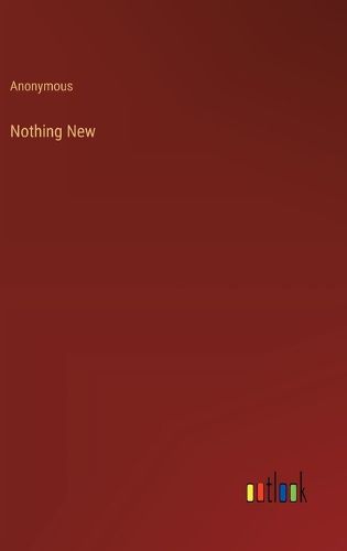 Cover image for Nothing New