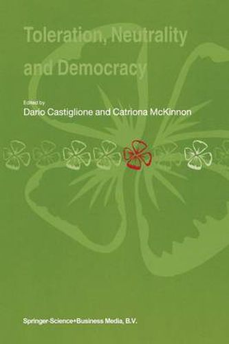 Cover image for Toleration, Neutrality and Democracy