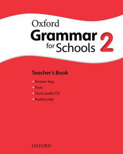 Cover image for Oxford Grammar for Schools: 2: Teacher's Book and Audio CD Pack