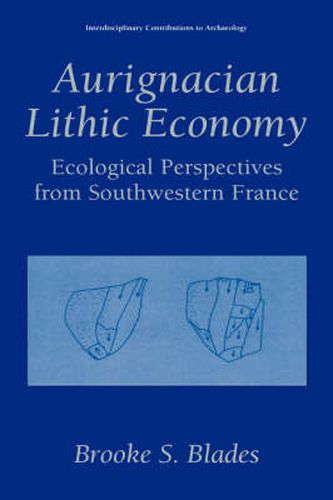 Cover image for Aurignacian Lithic Economy: Ecological Perspectives from Southwestern France