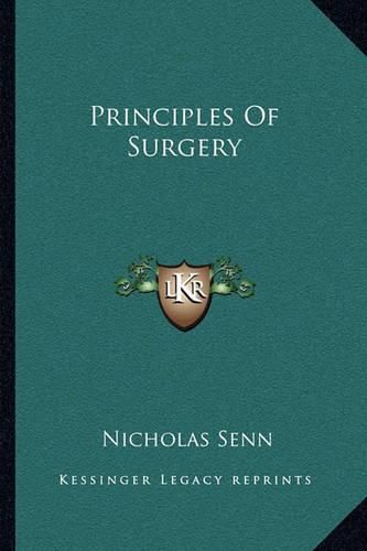 Principles of Surgery