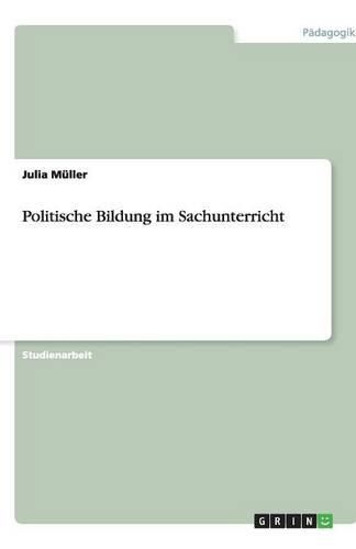 Cover image for Politische Bildung im Sachunterricht