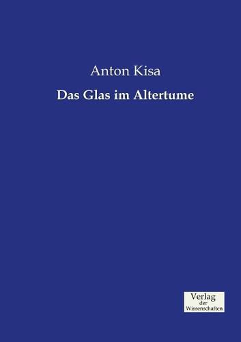 Cover image for Das Glas im Altertume