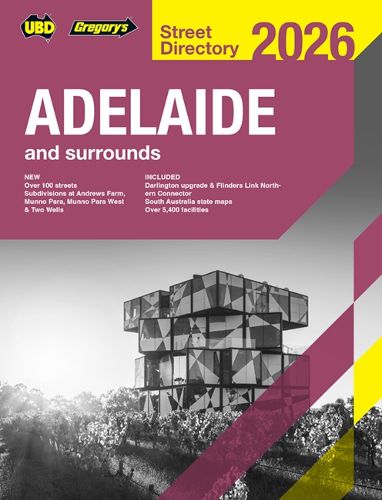 Cover image for Adelaide Street Directory 2026 64th edition