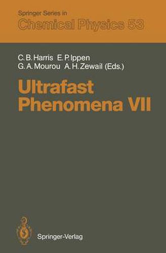 Cover image for Ultrafast Phenomena VII: Proceedings of the 7th International Conference, Monterey, CA, May 14-17, 1990