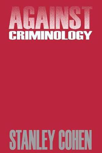 Cover image for Against Criminology