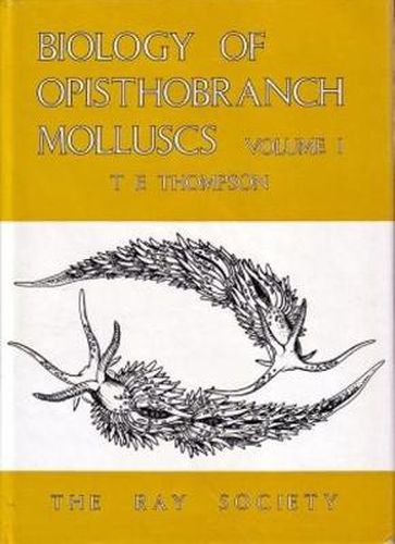 Cover image for Biology of Opisthobranch Molluscs I, vol. 151