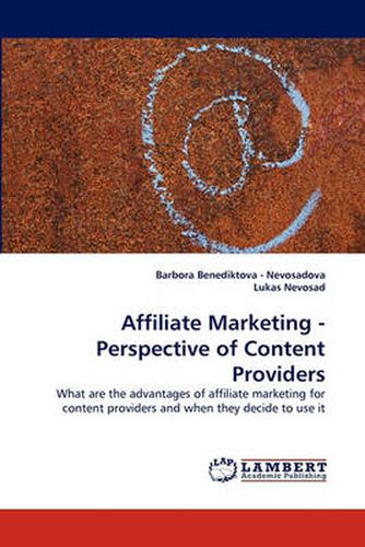 Cover image for Affiliate Marketing - Perspective of Content Providers