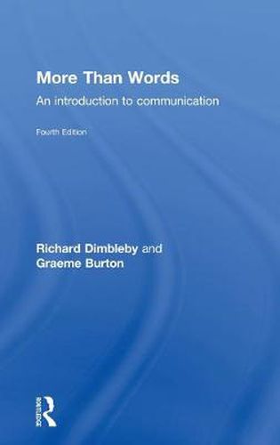 Cover image for More Than Words: An introduction to communication