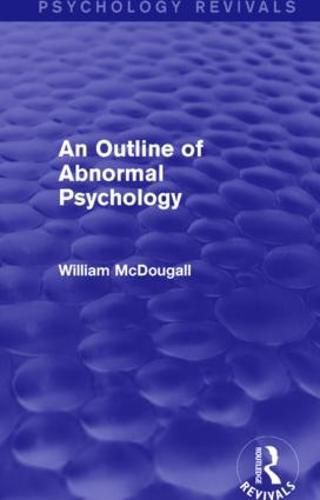 Cover image for An Outline of Abnormal Psychology