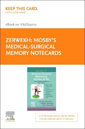 Cover image for Mosby'S Medical-Surgical Memory Notecards - Elsevier E-Book on Vitalsource (Retail Access Card): Visual, Mnemonic and Me