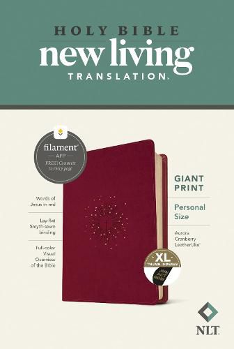 Cover image for NLT Personal Size Giant Print Bible, Filament Edition
