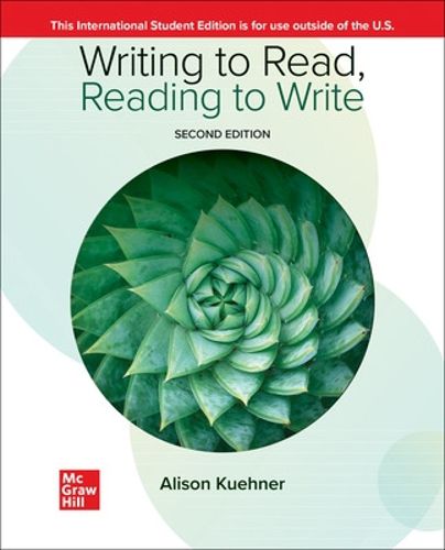 Cover image for ISE Writing to Read, Reading to Write