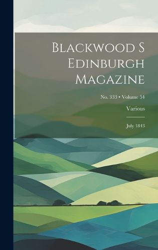 Cover image for Blackwood s Edinburgh Magazine