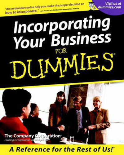 Cover image for Incorporating Your Business For Dummies