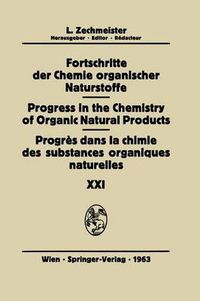 Cover image for Progres dans la Chimie des Substances Organiques Naturelles / Progress in the Chemistry of Organic Natural Products