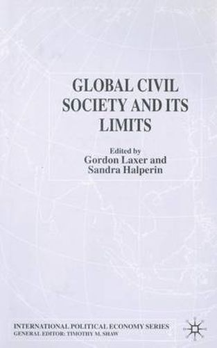 Cover image for Global Civil Society and Its Limits