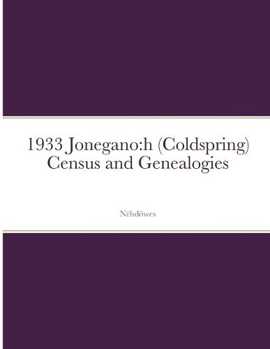 Cover image for 1933 Jonegano