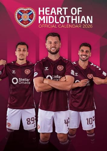 Cover image for HEART OF MIDLOTHIAN FC 2026 A3 CALENDAR
