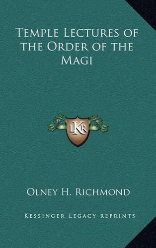 Cover image for Temple Lectures of the Order of the Magi