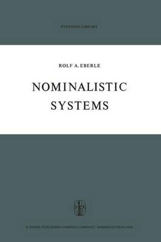 Cover image for Nominalistic Systems