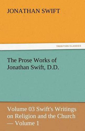 Cover image for The Prose Works of Jonathan Swift, D.D.