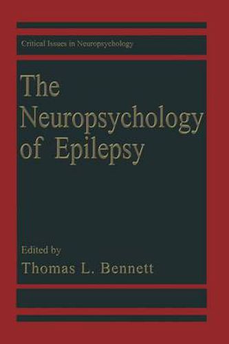 Cover image for The Neuropsychology of Epilepsy