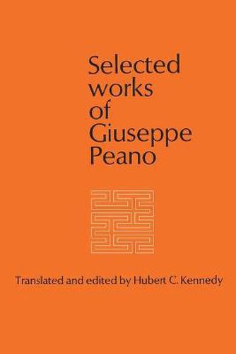 Cover image for Selected Works of Giuseppe Peano