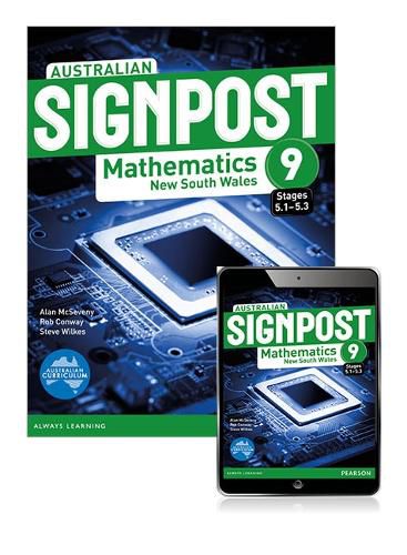 Cover image for Australian Signpost Mathematics New South Wales  9  Student Book with eBook