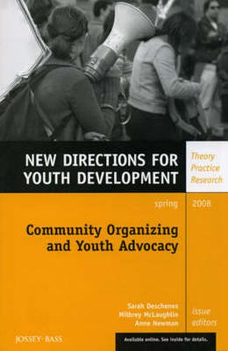 Cover image for Community Organizing and Youth Advocacy