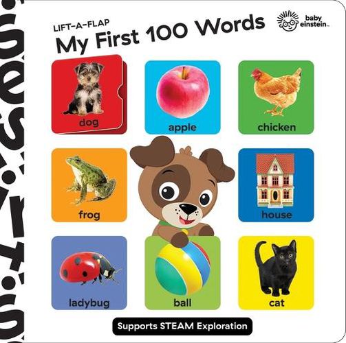 Cover image for Baby Einstein: My First 100 Words Lift-A-Flap: Lift-A-Flap